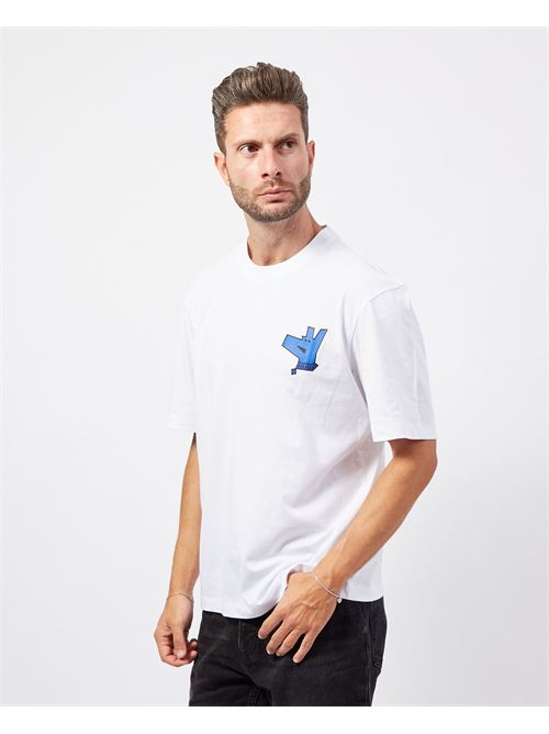 Hugo Men's T-Shirt in Cotton Jersey with Logo HUGO | 50519124100